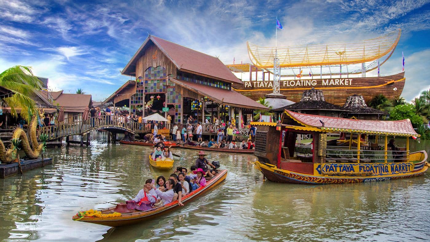 Pattaya Floating Market Thailand, Keunikan Belanja Di Atas Air
