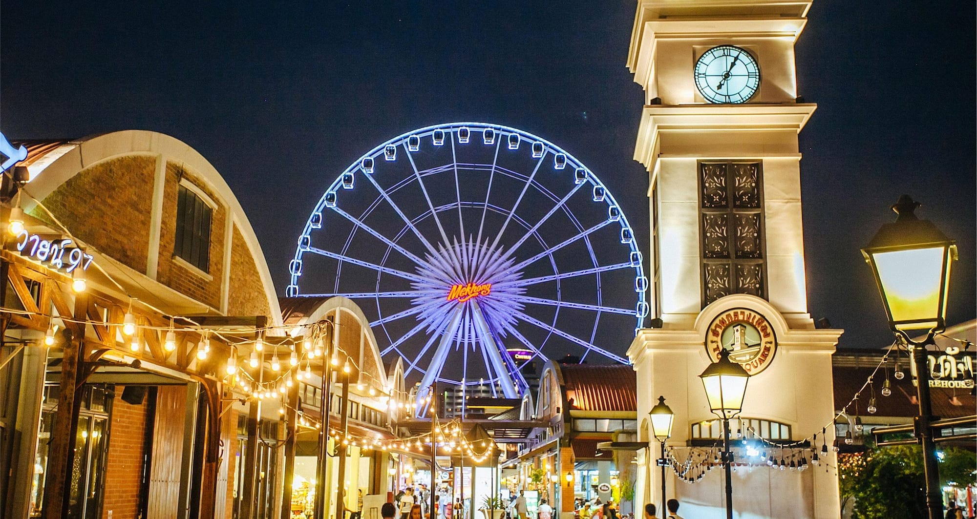 Asiatique Night Market Bangkok Ferris Wheel