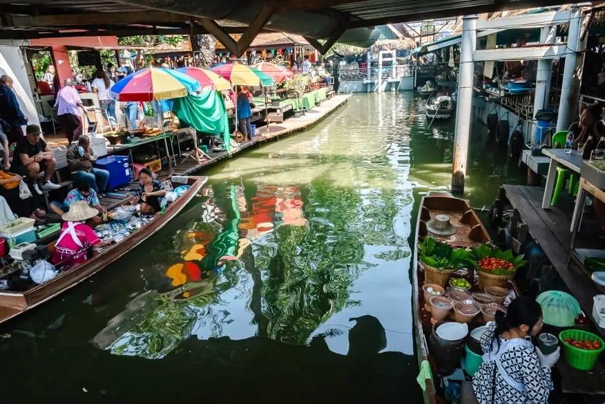 Taling Chan Floating Market Thailand, Foto somethingoffreedom.com