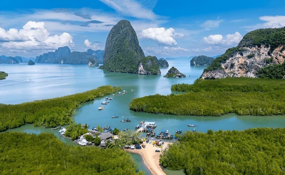 Teluk Terindah di Thailand, Jelajahi Pesona Phang Nga Bay Thailand yang Mendunia, Foto simbaseatrips.com